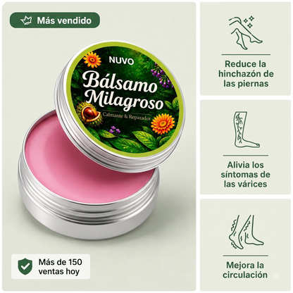 Bálsamo Milagroso | Efecto Frío para Piernas Cansadas Hecho en Argentina