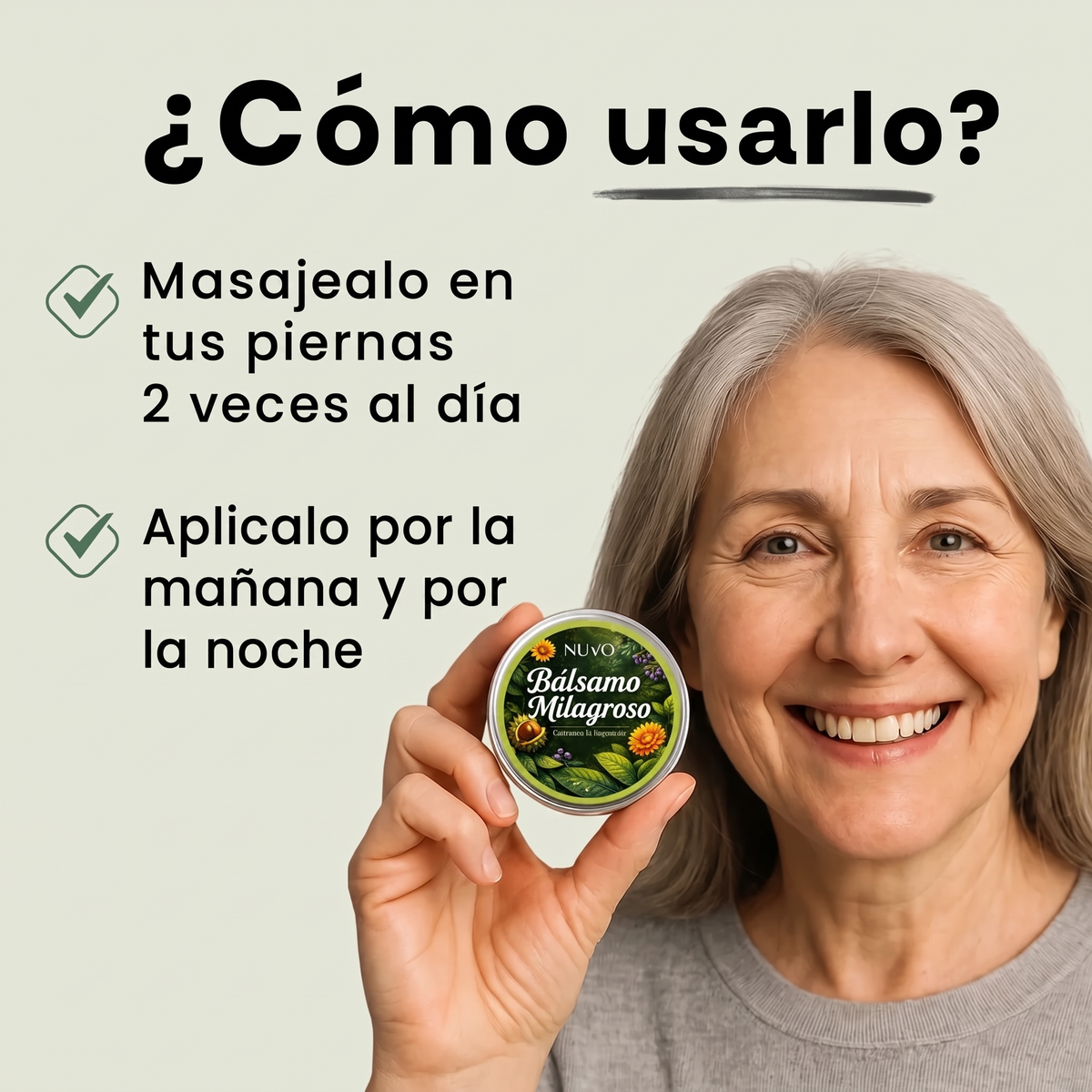 Bálsamo Milagroso | Efecto Frío para Piernas Cansadas Hecho en Argentina